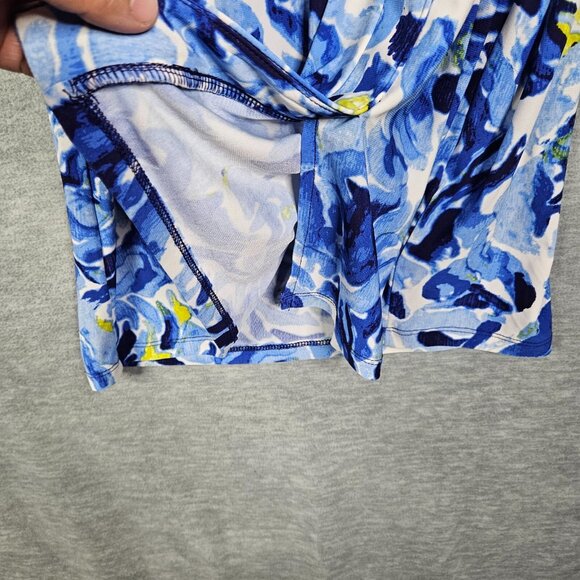 Dana Buchman Women's Stretch Shimmer Wrapped Dress Size XS NEW - Picture 6 of 12